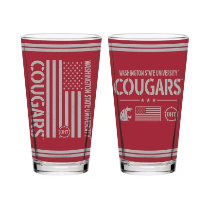 16oz Washington State Cougars OHT TC FW Flag Pint