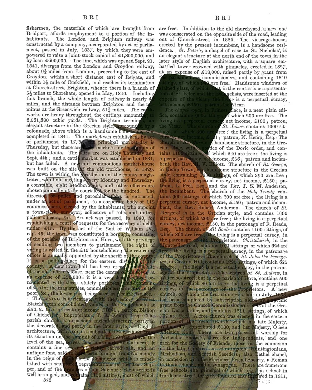 2yBeagle-Wine-Snob-Book-Print-Dog-Art-Print-Wall-Art