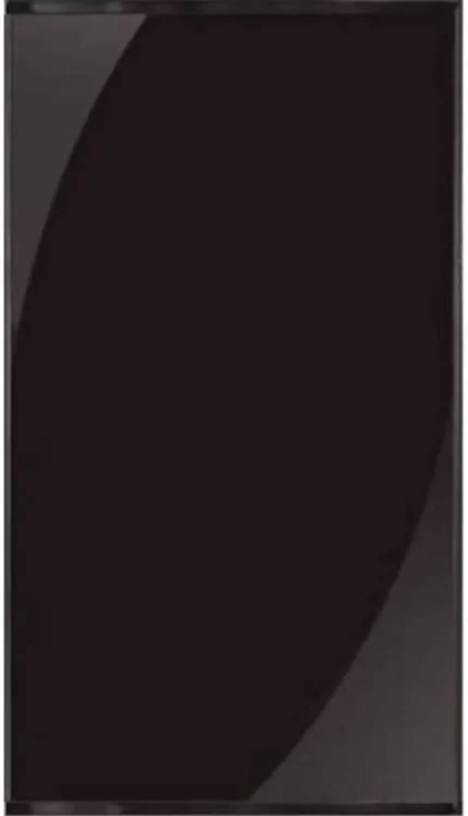 Black Acrylic Lower Refrigerator Door Panel