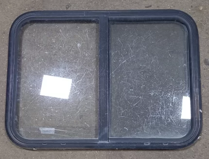 Black Radius Opening Window : 33 1/2" W X 22" H X 2" D