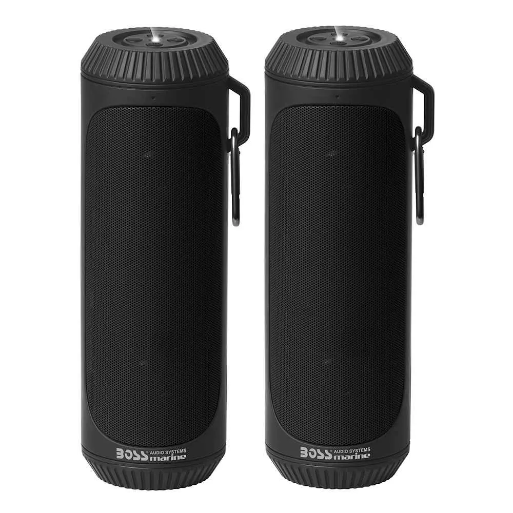2yBolt-Marine-Bluetooth-Portable-Speaker-System-w-Flashlight-Pair-Black