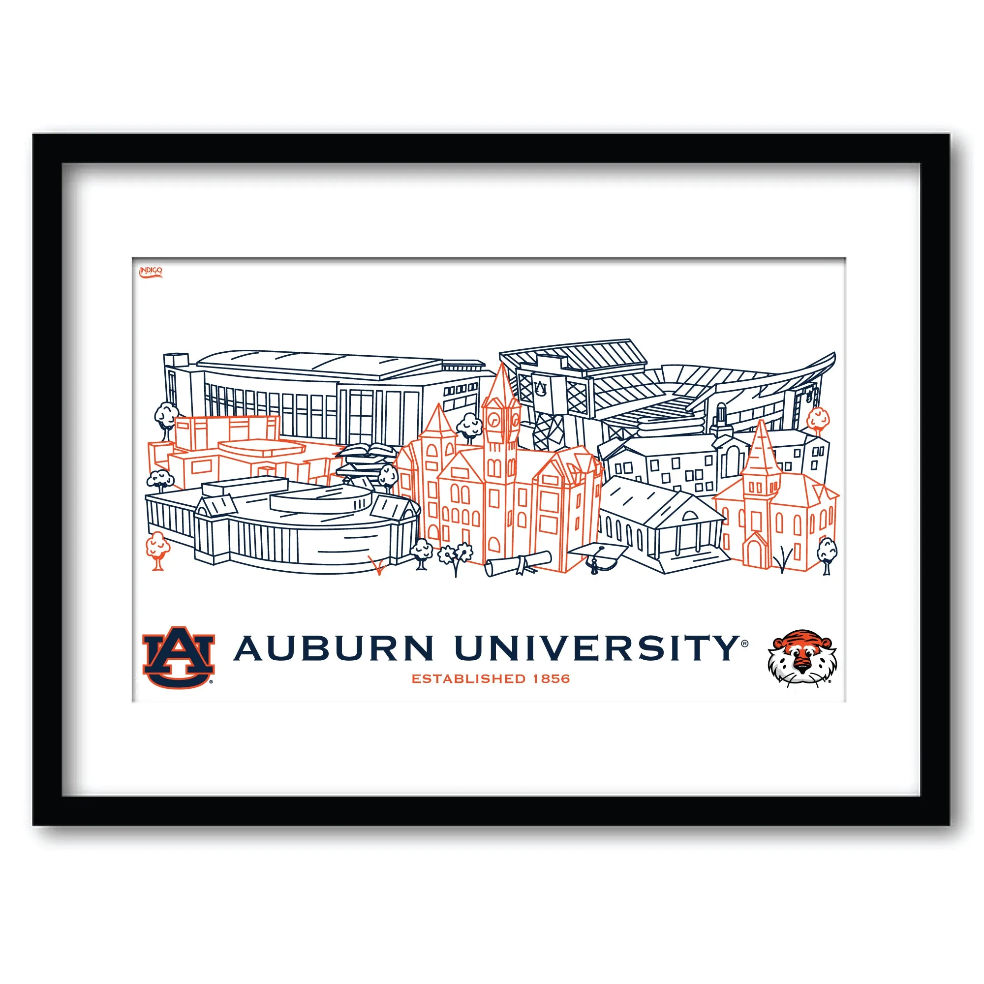 2zAuburn-Tigers-Framed-Campus-Line-Wall-Art-11-x-14-