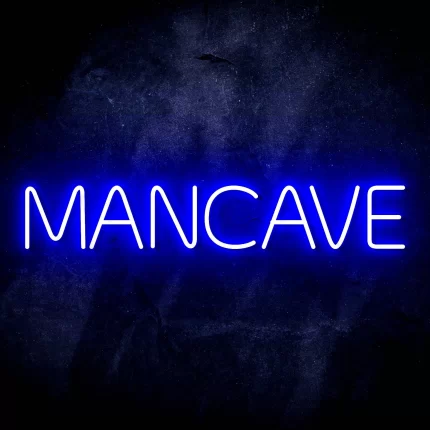 Man Cave Ultra-Bright LED Sign with Remote (Neon-Style, LED Technology)