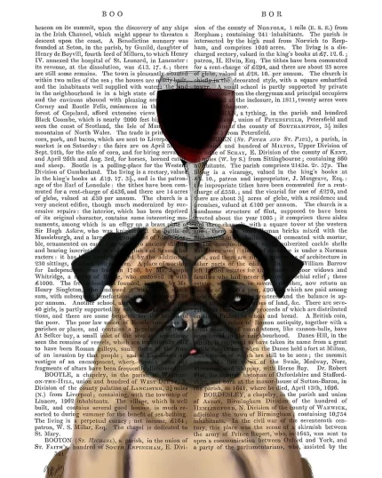 Pug, Dog Au Vin, Book Print, Dog Art Print, Wall Art