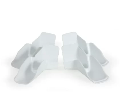 Camco 42134 Gutter Spout w/Extension - White 4pack (2 left/2 right)