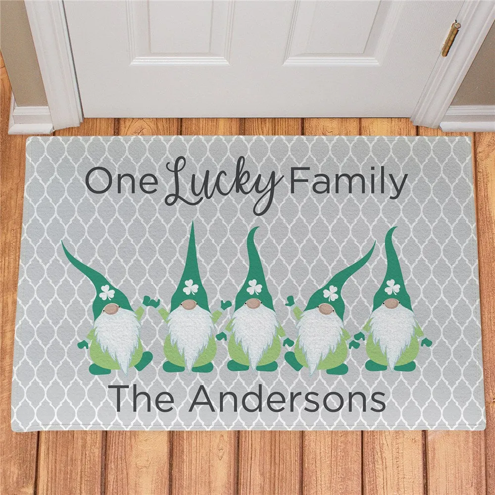 3aOne-Lucky-Gnome-Family-Personalized-Doormat-Custom-St-Patrick-s-Mat