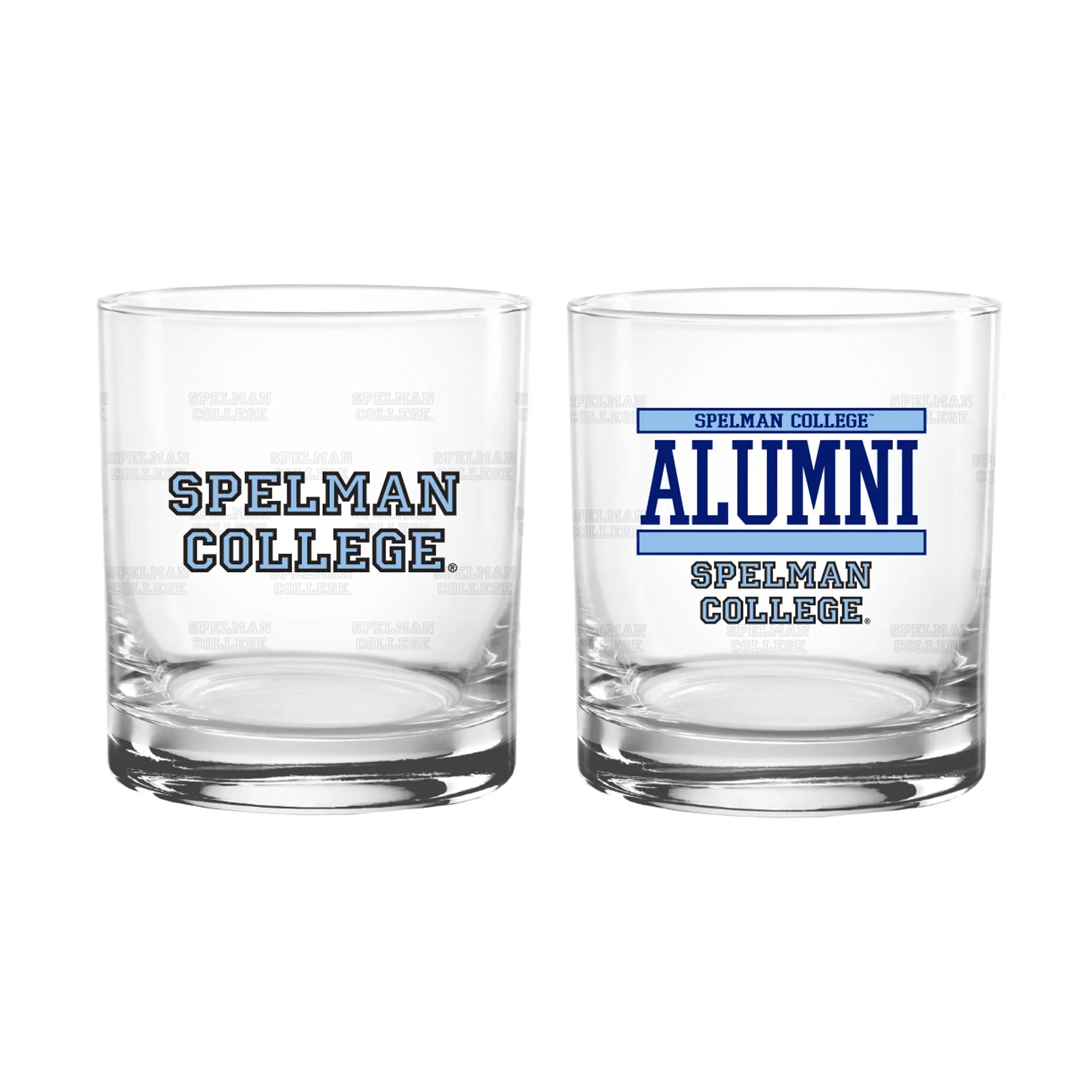 3aSet-of-2-Spelman-Jaguars-14oz-XD-Alumni-Rocks-Glasses