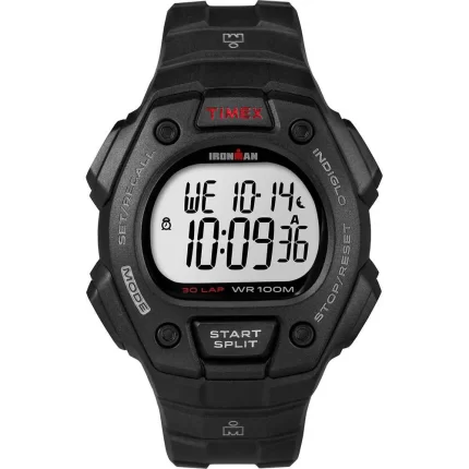 IRONMAN Classic 30 Lap Full-Size Watch - Black/Red