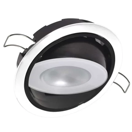 Mirage Positionable Down Light - Warm White Dimming - Hi CRI - White Bezel