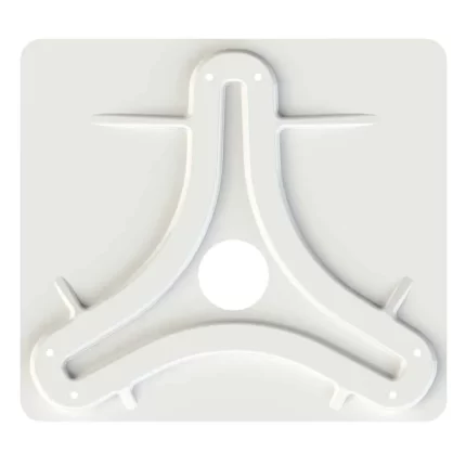 Jack /Omni Antenna Mounting Plate - White