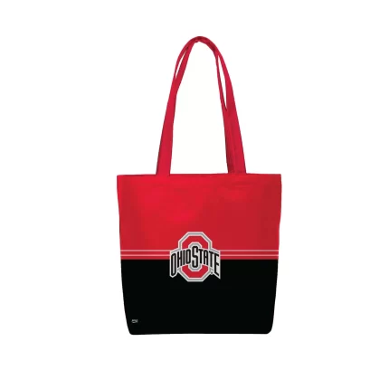 Ohio State Buckeyes Half Block RPET Essential Tote Bag