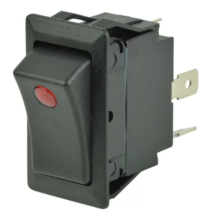 SPST Rocker Switch - 1-LED - 12V/24V - ON/OFF