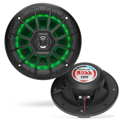 MRGB55B 5.25" Marine Speakers w/RGB Lighting - Black