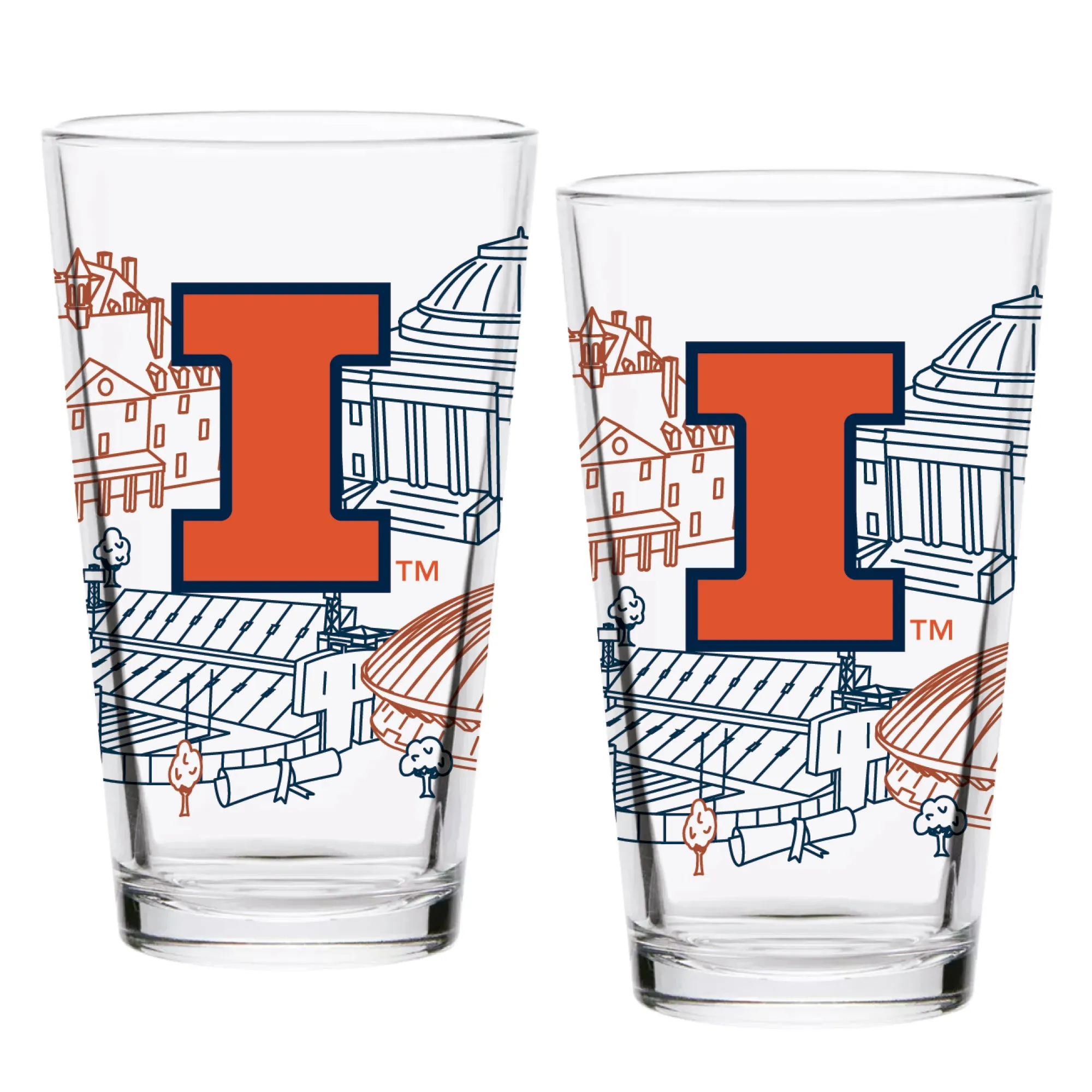 3gSet-of-2-Illinois-Fighting-Illini-Campus-Line-Art-16oz-Pints
