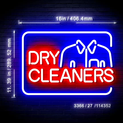 Dry Cleaners Flex Silicone LED Sign (Neon-Style, LED Technology)