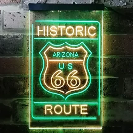 Arizona Historic Route US 66 LED Light Sign