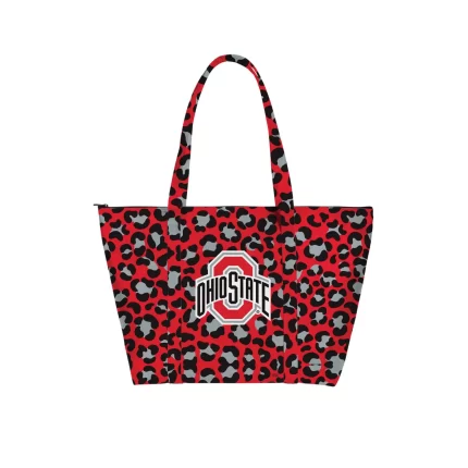 Ohio State Buckeyes Leopard Weekender Tote Bag