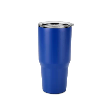 30oz Blue Powder Coated Tumbler