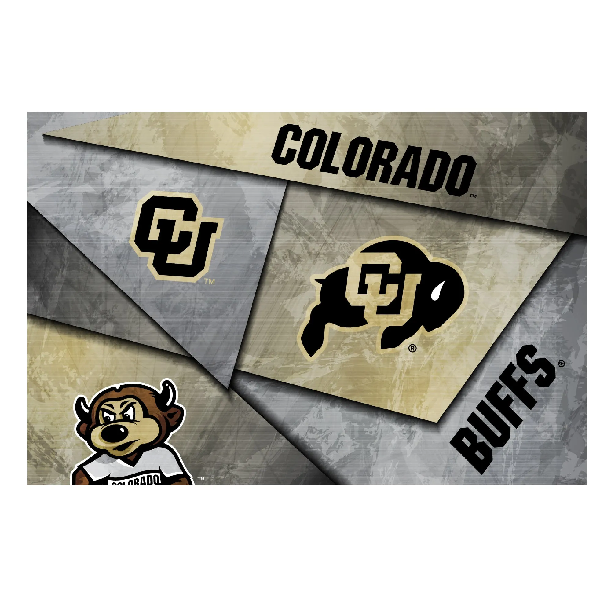 3kColorado-Buffaloes-Mosaic-Poster-12-x-18-