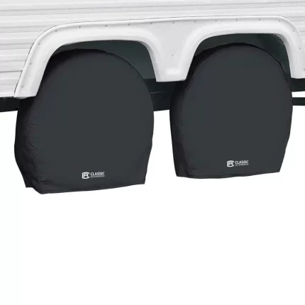 Classic Accessories 80-236-140402-00 RV Wheel Covers, 21-24", Black