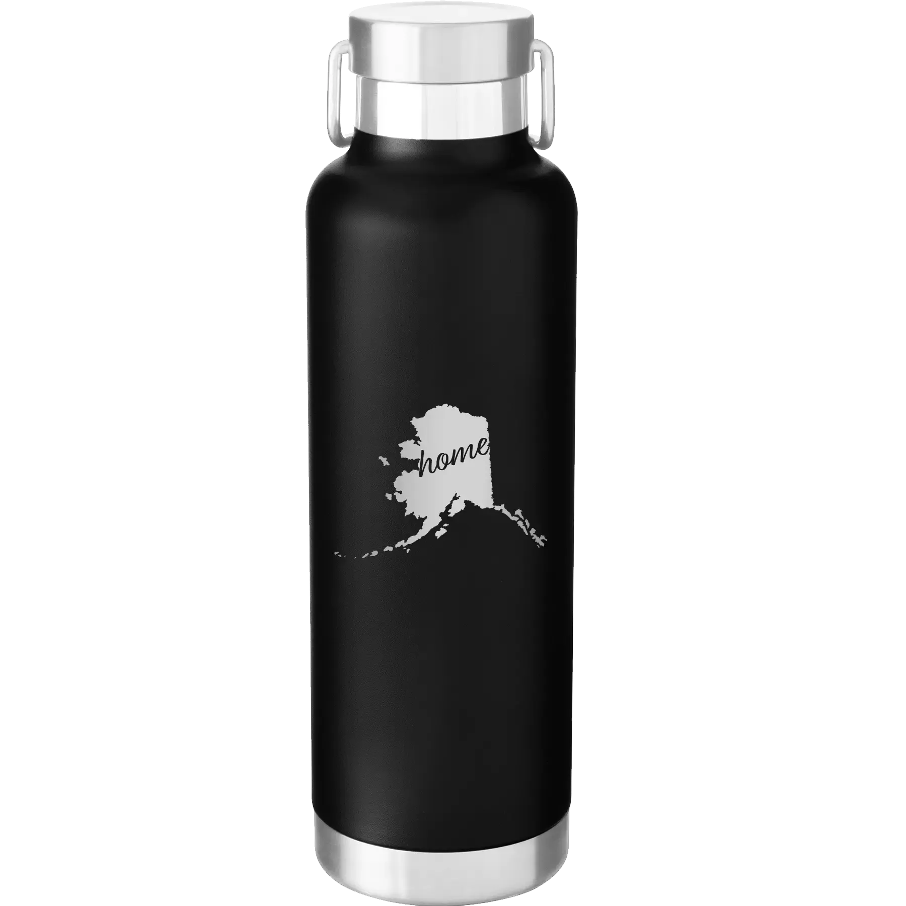 3lPersonalized-Alaska-Home-24-oz-Water-Bottle-Black