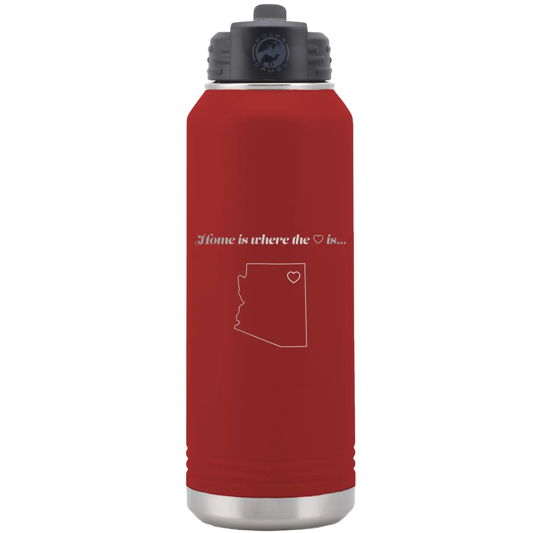 3lPersonalized-Arizona-Heart-32-oz-Water-Bottle-Maroon