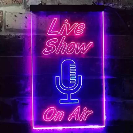 Live Show On Air LED Light Sign