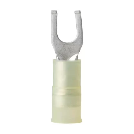 12-10 AWG - 10 Nylon Flanged Spade Terminal - 100-Pack
