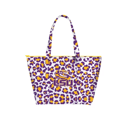 LSU Tigers TC Leopard Weekender Tote Bag