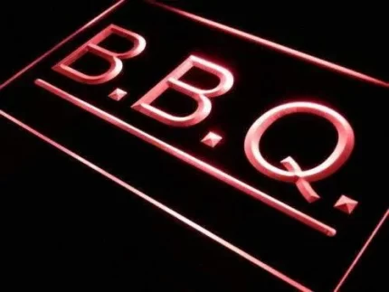 BBQ Barbecue Restaurant LED Light Sign
