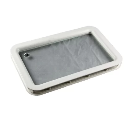 12" X 21" Inner And Outer Window Frame w/Seal, White