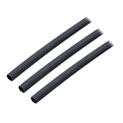 Adhesive Lined Heat Shrink Tubing (ALT) - 3/16" x 3" - 3-Pack - Black