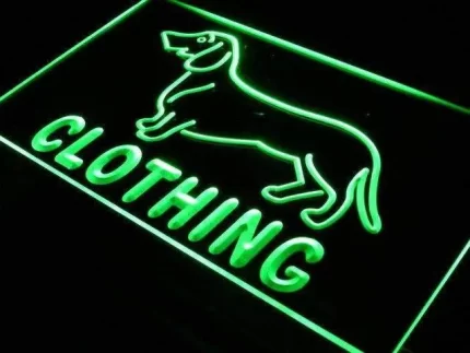 Dog Clothing Pet Shop LED Light Sign