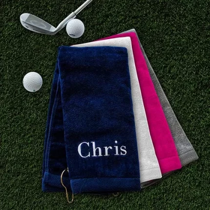 Personalized Golf Towel - Embroidered Golf Gift