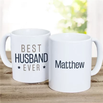 Best Husband Ever Mug - Custom Coffee Mug for Husband with Heartfelt Design