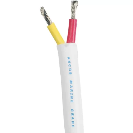 Safety Duplex Cable - 12/2 AWG - Red/Yellow - Round - 100'