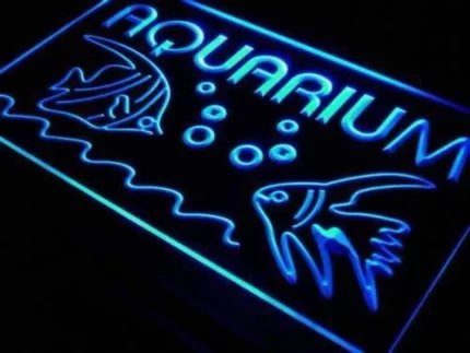 Aquarium Fish Lure LED Light Sign