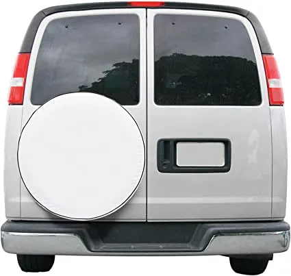 Classic Accessories 75140 OverDrive Custom Fit Spare Tire Cover, White, 28" - 29"