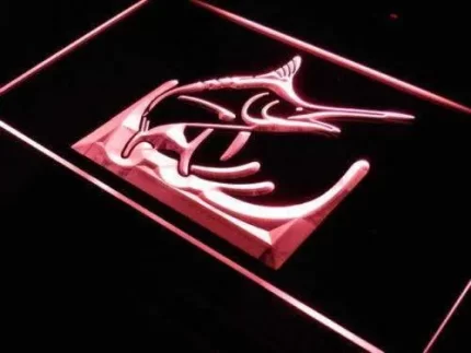 Deep Sea Blue Marlin LED Light Sign