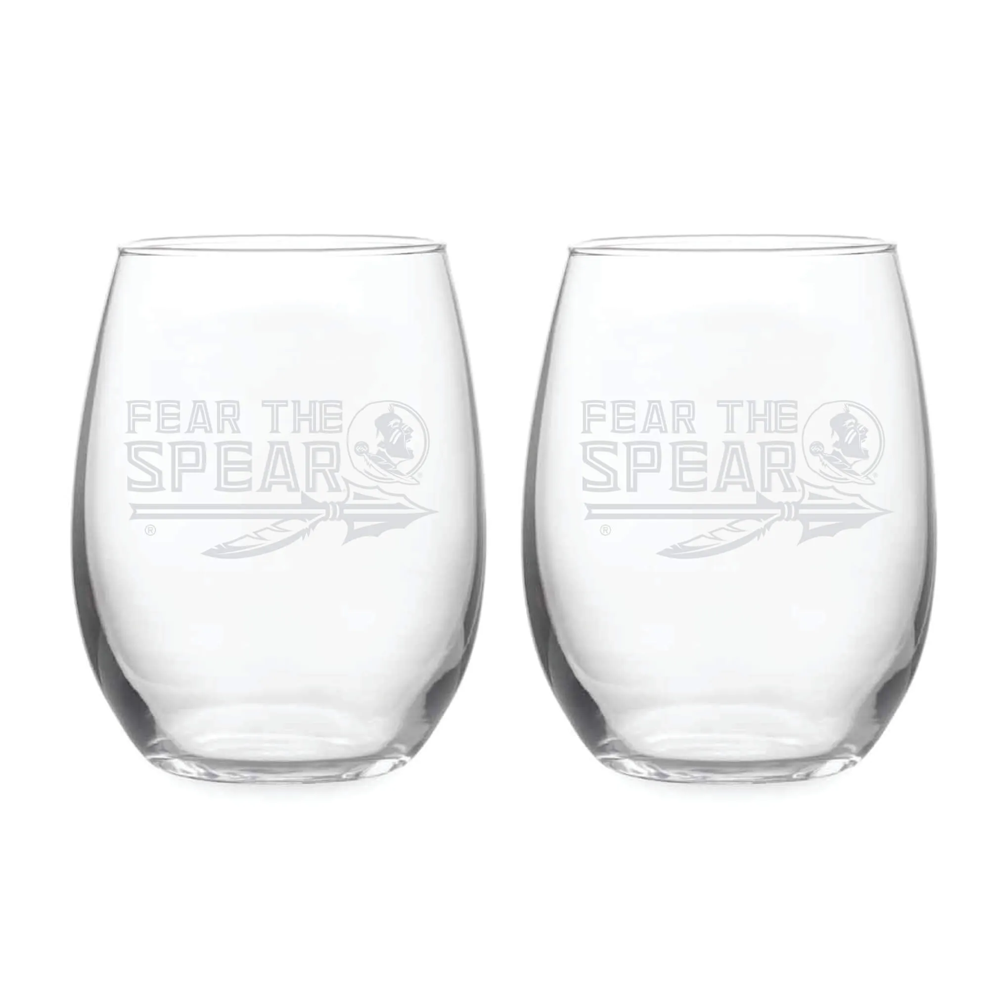 4b21oz-Florida-State-Seminoles-Etched-Slogan-Stemless-2-Pack
