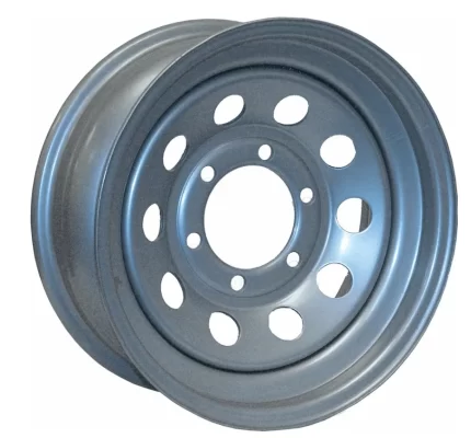 Americana Tire And Wheel 20551 15X6 Trailer Wheel Mini Modular 5H-4.5 White No Striped