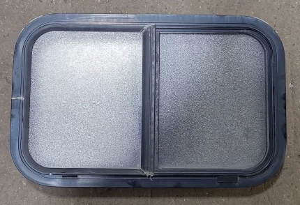 Black Radius Opening Window : 25" W X 15 1/2" H X 1 7/8" D