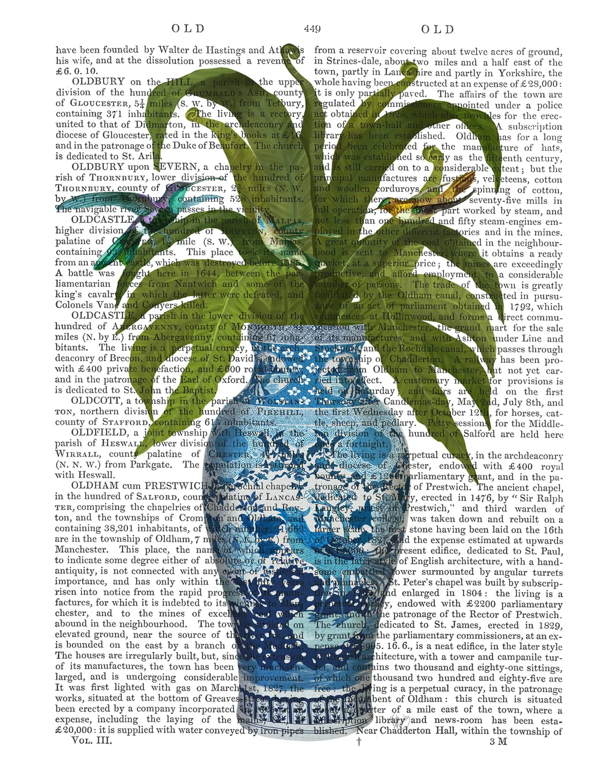 4cCockerel-Chinoiserie-Vase-and-Hummingbirds-Book-Print-Art-Print-Wall-art