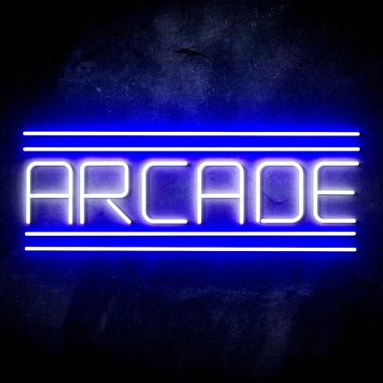 Arcade Ultra-Bright LED Sign with Remote (Neon-Style, LED Technology)
