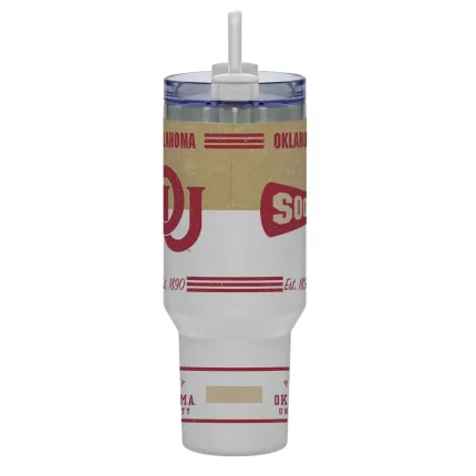 Oklahoma Sooners 40oz Rocky Vintage Tumbler