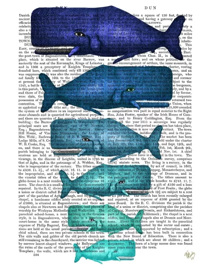 Blue Whale Family, Book Print, Art Print, Wall Art