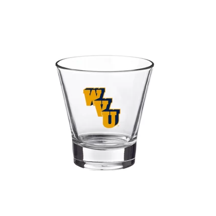 Set of 2 West Virginia Mountaineers 12oz Glasses