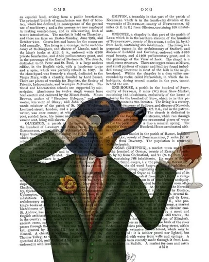 Dachshund Wine Snob, Book Print, Dog Art Print, Wall Art