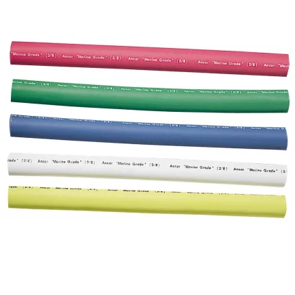 Adhesive Lined Heat Shrink Tubing - 5-Pack, 6", 12 to 8 AWG, Assorted Colors