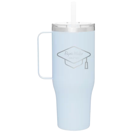 Personalized 2 lines Grad Name and Class 40 oz Tumbler Mug - Landfall